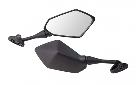 Suspensie Cadru - Set oglinzi moto 1108, prindere pe carena, culoare negru