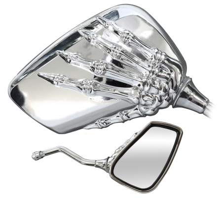 Suspensie Cadru - Set oglinzi moto, cromate, filet M10