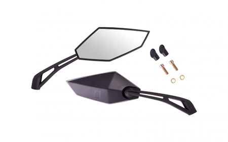 Suspensie Cadru - Set oglinzi moto/scuter, omologate, prindere M8