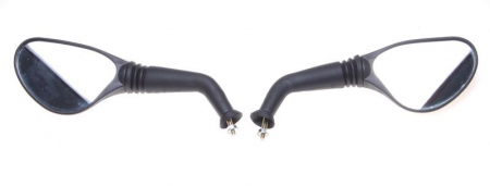 Suspensie Cadru - Set oglinzi moto universale, culoare negru/gri, M6 x1.0