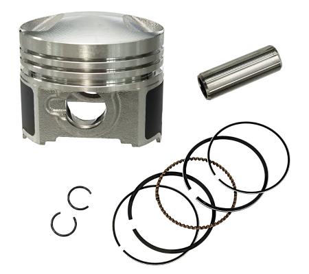 Set motor / chiuloase - Set piston, segmenti si bolt, Sym Active 50cc