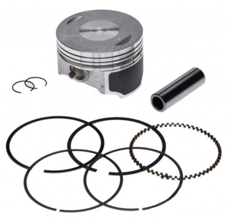 Motor - Set piston si segmenti d.65.50mm, bolt 15mm, Loncin cross, atv 250cc, 4 timpi