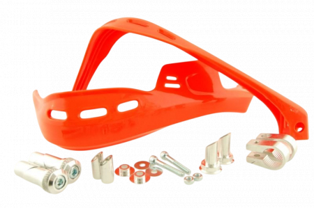 Suspensie Cadru - Set 2 protectii enduro cu prinderi ghidon, culoare portocaliu