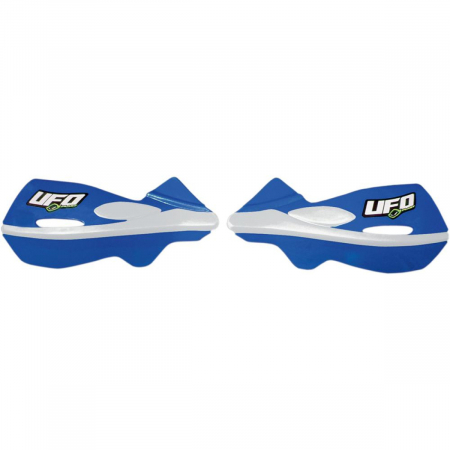 Suspensie Cadru - Set protectii maini UFO Patrol, alb/albastru 22mm