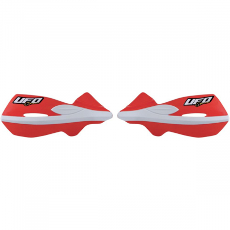 Suspensie Cadru - Set protectii maini UFO Patrol, rosu/alb 22mm