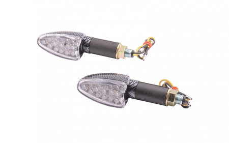 Electrica & Lumini - Set semanlizari MRT-001, LED 15 diode, culoare carbon, E-mark