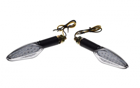 Electrica & Lumini - Set semnalizari LED, lumina alba, carbon