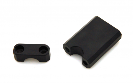 Suspensie Cadru - Set suport ghidon motocross, 110/125cc, culoare negru