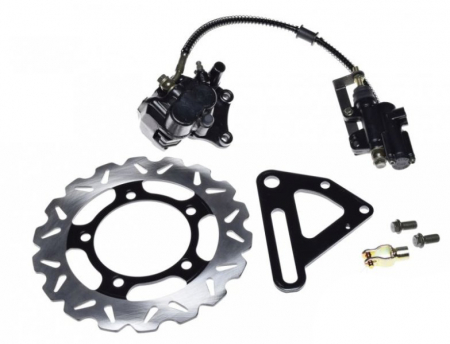 Sistem complet franare - Sistem franare spate complet: Etrier, suport etirer, pompa, disc