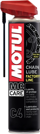 ULEIURI & INTRETINERE - Spray Lubrifiant Lant Moto Motul Chain Lube Factory Line C4, 400 Ml