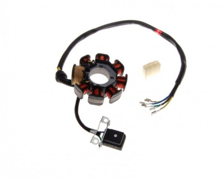 Statoare - Stator aprindere cu cititor Shineray XY150-17, 8 bobine