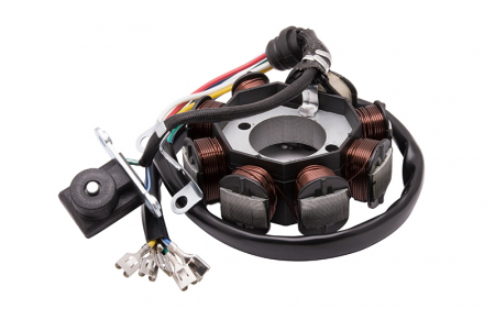 Aprindere - Stator aprindere, universala pentru motoare 4T 50cc, 8 bobine, 5 fire