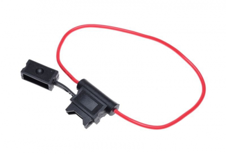 Electrica & Lumini - Suport + fir moto/atv, siguranta 12V, 19mm