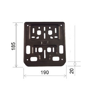 Suspensie Cadru - Suport numar moto/scuter