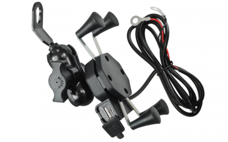 Transport & Depozitare - Suport telefon + priza USB, universal, MX