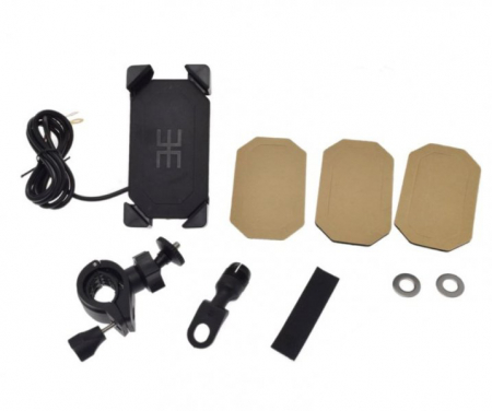 Transport & Depozitare - Suport telefon WMX, culoare negru, prindere pe ghidon