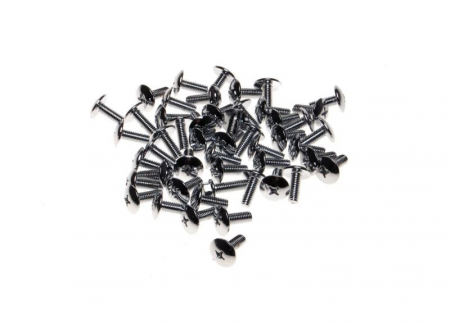 Suspensie Cadru - Surub prindere carene nichelat, filet M6x16, culoare crom