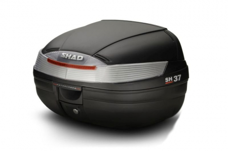 Cutii / Genti - Top case Shad SH37, capacitate 37 l, culoare negru, placa de montare inclusa
