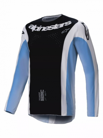 Tricouri - Tricou atv/cross Alpinestars Techstar Melt, culoare negru/albastru, marime 2XL