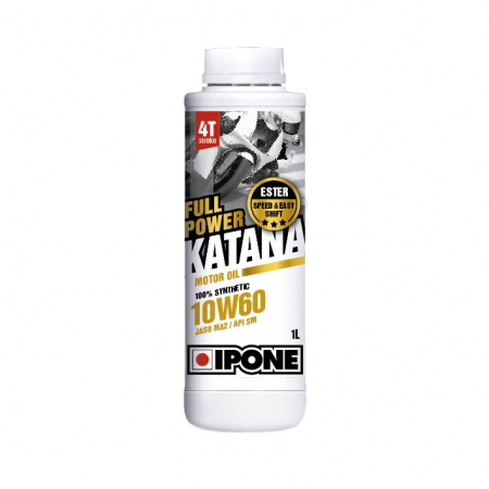 Ulei 4T - Ulei moto 4T Ipone Full Power Katana 10W60 100% Sintetic ESTER - JASO MA2 - API SM, 1L