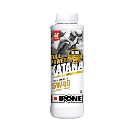 Ulei 4T - Ulei moto 4T Ipone Full Power Katana 5W40 100% Sintetic ESTER - JASO MA2 - API SM, 1L