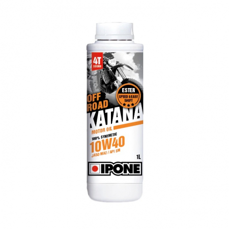 Ulei 4T - Ulei moto 4T Ipone Katana Off Road 10W40 100% Sintetic ESTER - JASO MA2 - API SM, 1L