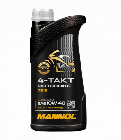 Ulei 4T - Ulei motociclete, 10w40 Mannol ester syntetic, 1L
