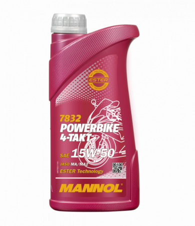 Ulei 4T - Ulei motociclete 15w50, Mannol PowerBike Sintetic 1L