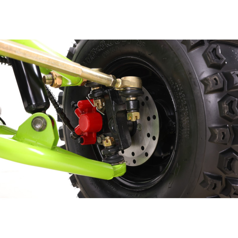 Asix Buggy 125cc, roti 7 inch, 3+1 viteze, culoare lime/negru [17]