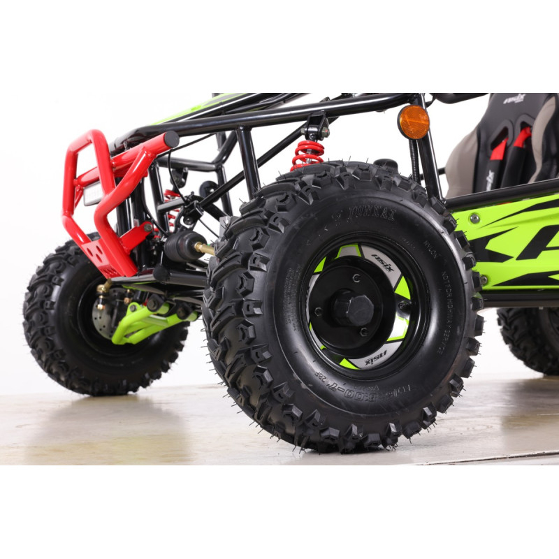 Asix Buggy 125cc, roti 7 inch, 3+1 viteze, culoare lime/negru [19]