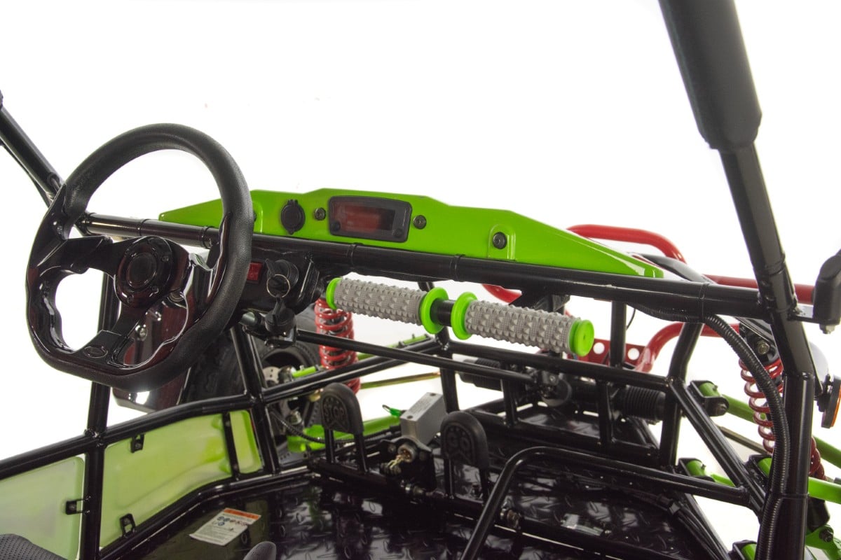 Asix Buggy 200cc, roti 8 inch, 1+1 viteze, culoare gri/negru [16]