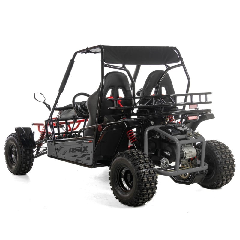 Asix Buggy 200cc, roti 8 inch, 1+1 viteze, culoare gri/negru [2]