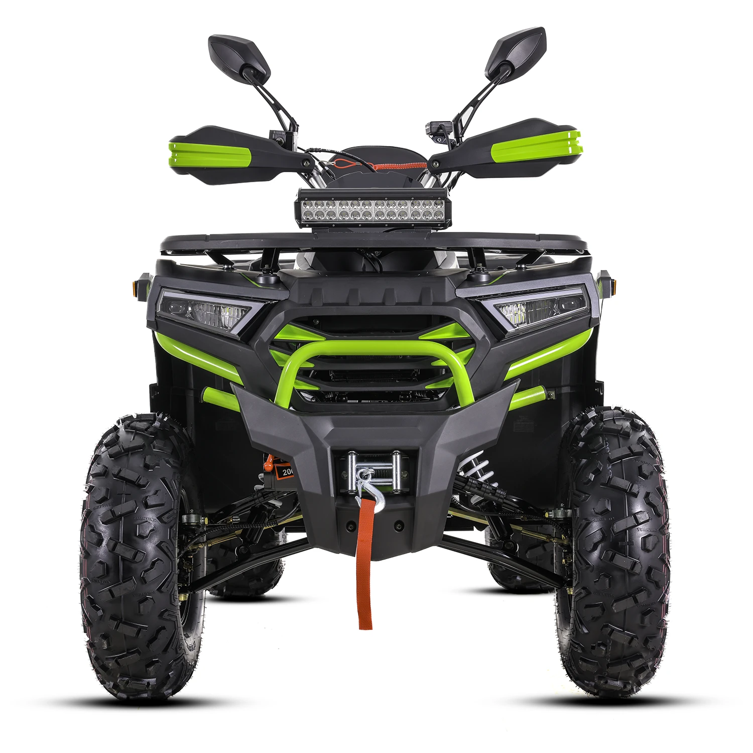 ATV Asix Challenger T3B 250cc, roti 10 inch, 1+1 viteze, cu injectie, culoare negru/verde [1]