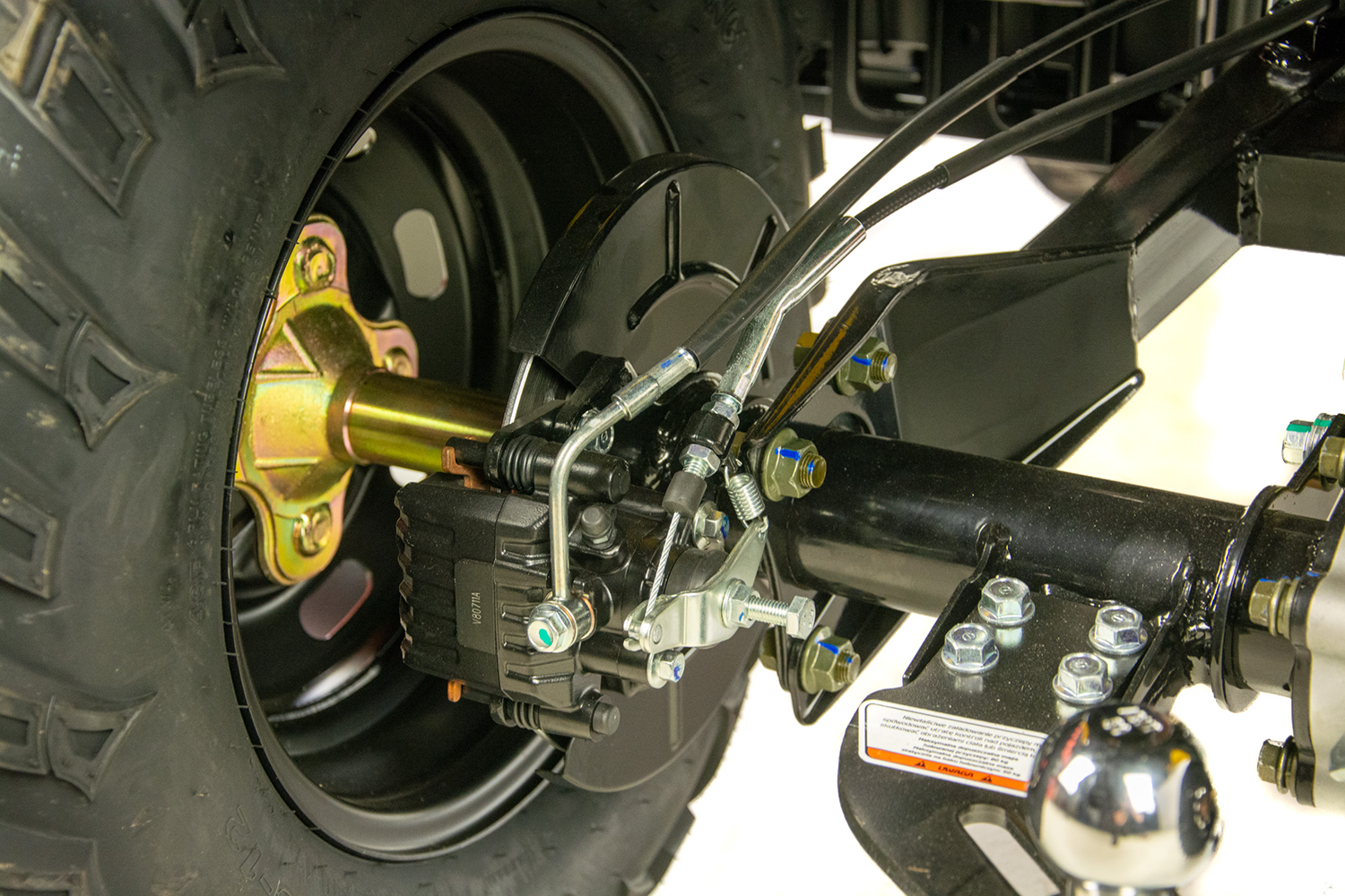 ATV Asix Gladiator 300cc, roti 12 inch, culoare gri/portocaliu, neinregistrabil [22]