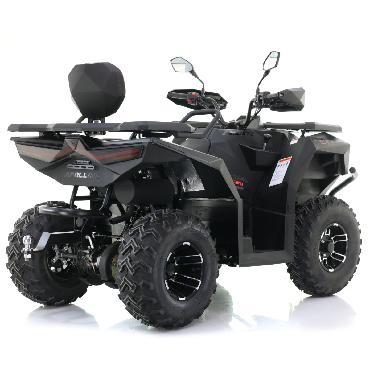 ATV Asix Cyber T3B 250cc, roti 10 inch, jante din aluminiu, 1+1 viteze, cu servodirectie, culoare negru [2]