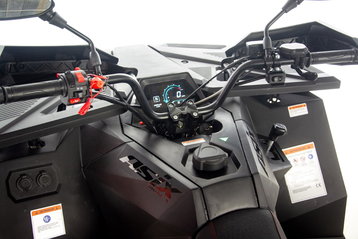 ATV Asix Cyber T3B 250cc, roti 10 inch, jante din aluminiu, 1+1 viteze, cu servodirectie, culoare verde [25]