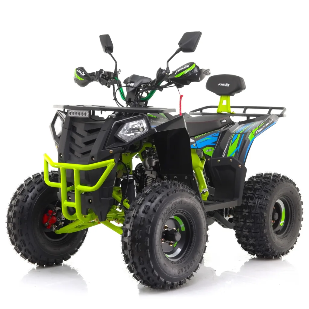 ATV Asix Comander 125cc, roti 8", 1+1 viteze, culoare negru/lime [1]