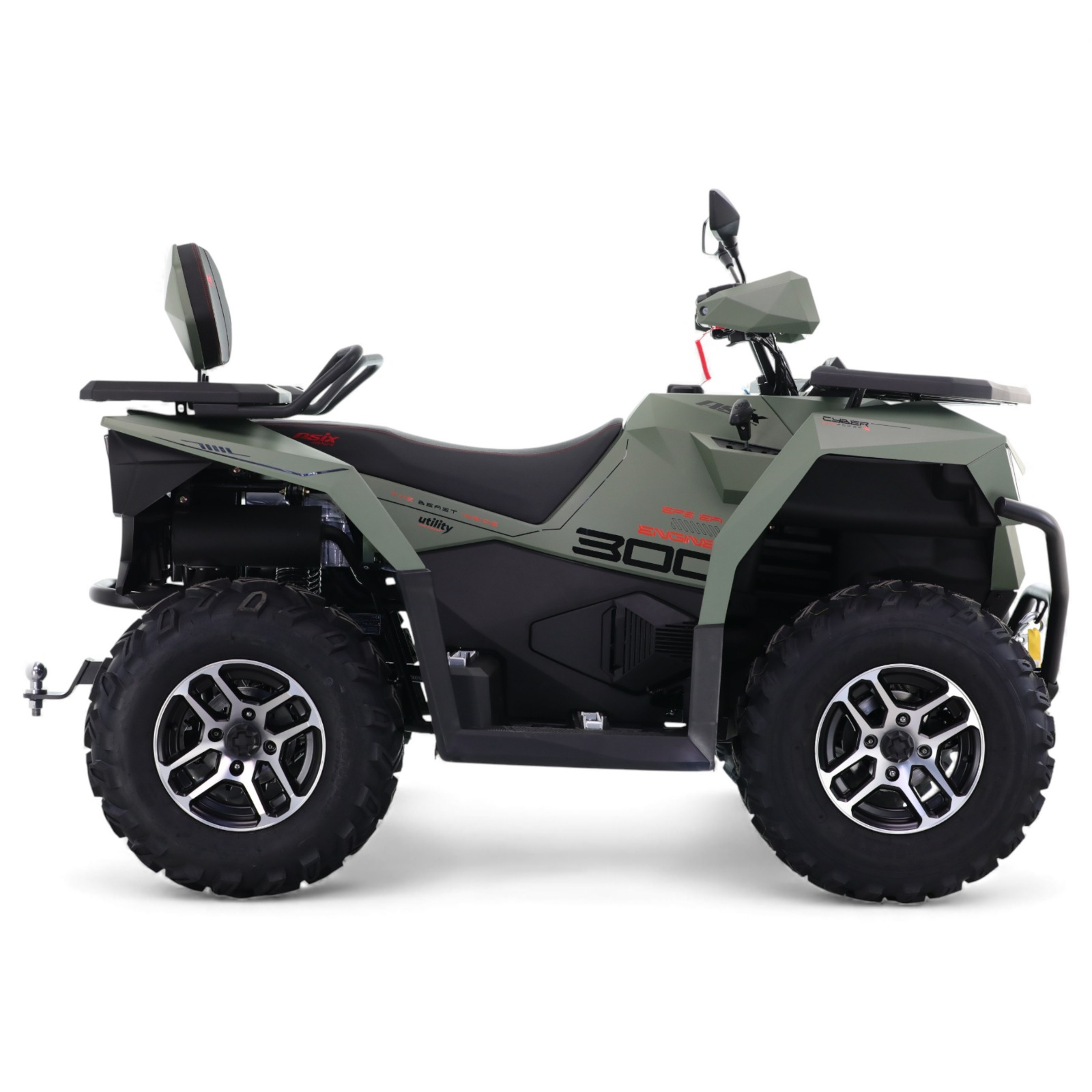 Atv Asix Cyber 300cc 4x4,jante aluminiu,T3B,verde masliniu [4]