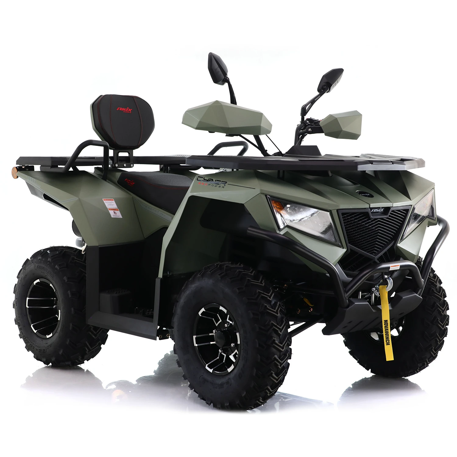 ATV Asix Cyber T3B 250cc, roti 10 inch, jante din aluminiu, 1+1 viteze, cu servodirectie, culoare verde [5]