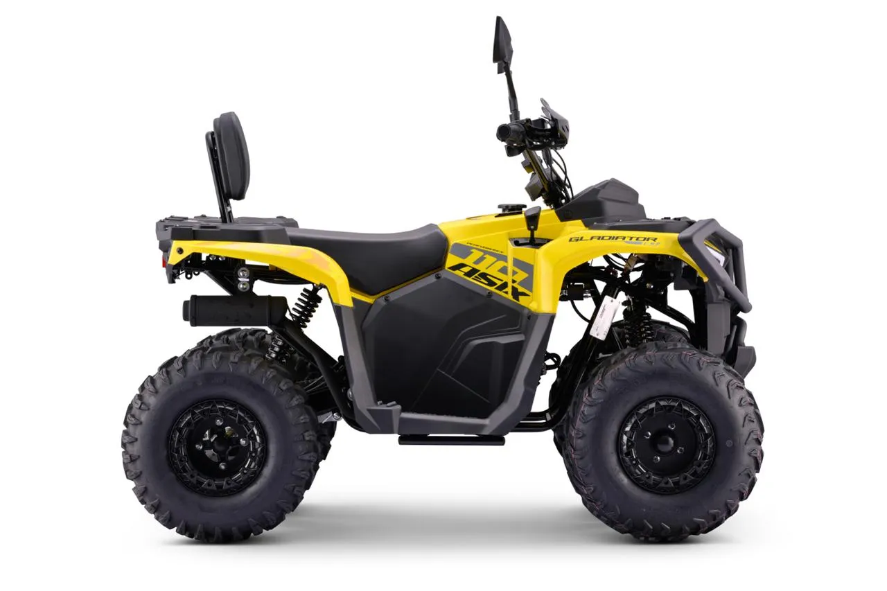 Atv Asix Gladiator 110cc,roti 8 inch,1+1vit,galben gri [1]