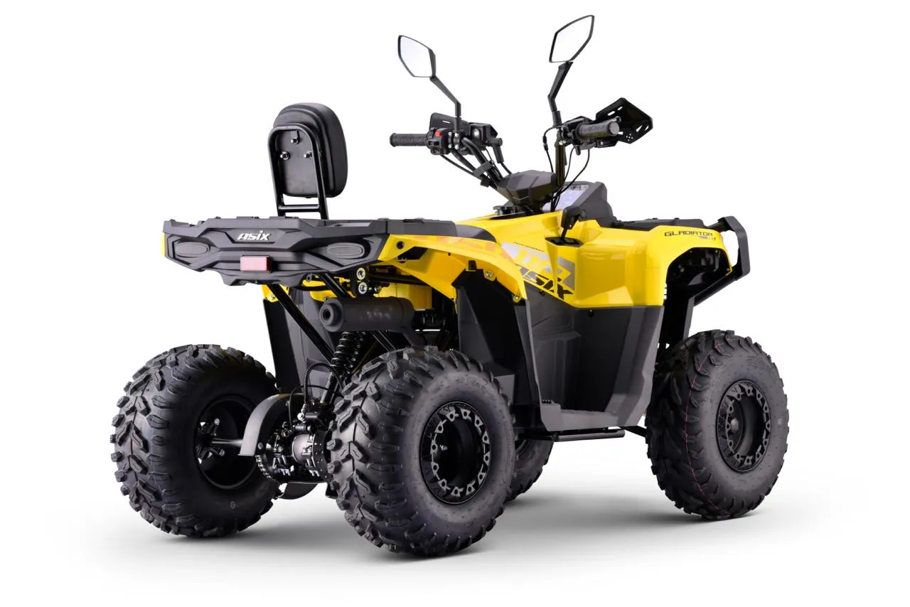 Atv Asix Gladiator 110cc,roti 8 inch,1+1vit,galben gri [2]