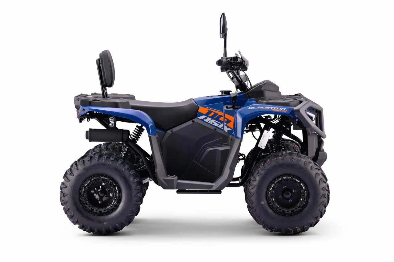 Atv Asix Gladiator 110cc,roti 8 inch,1+1vit,albastru-portocaliu [1]