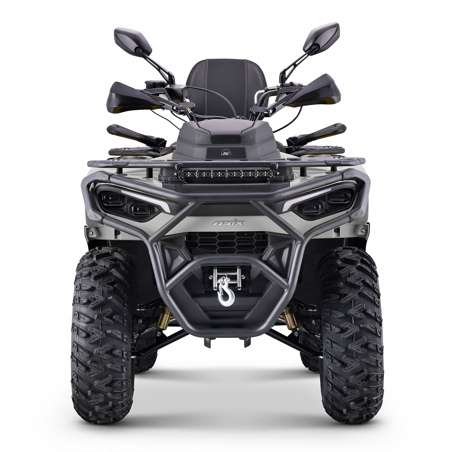 ATV Asix Gladiator 300cc, roti 12 inch, culoare gri/portocaliu, neinregistrabil [6]