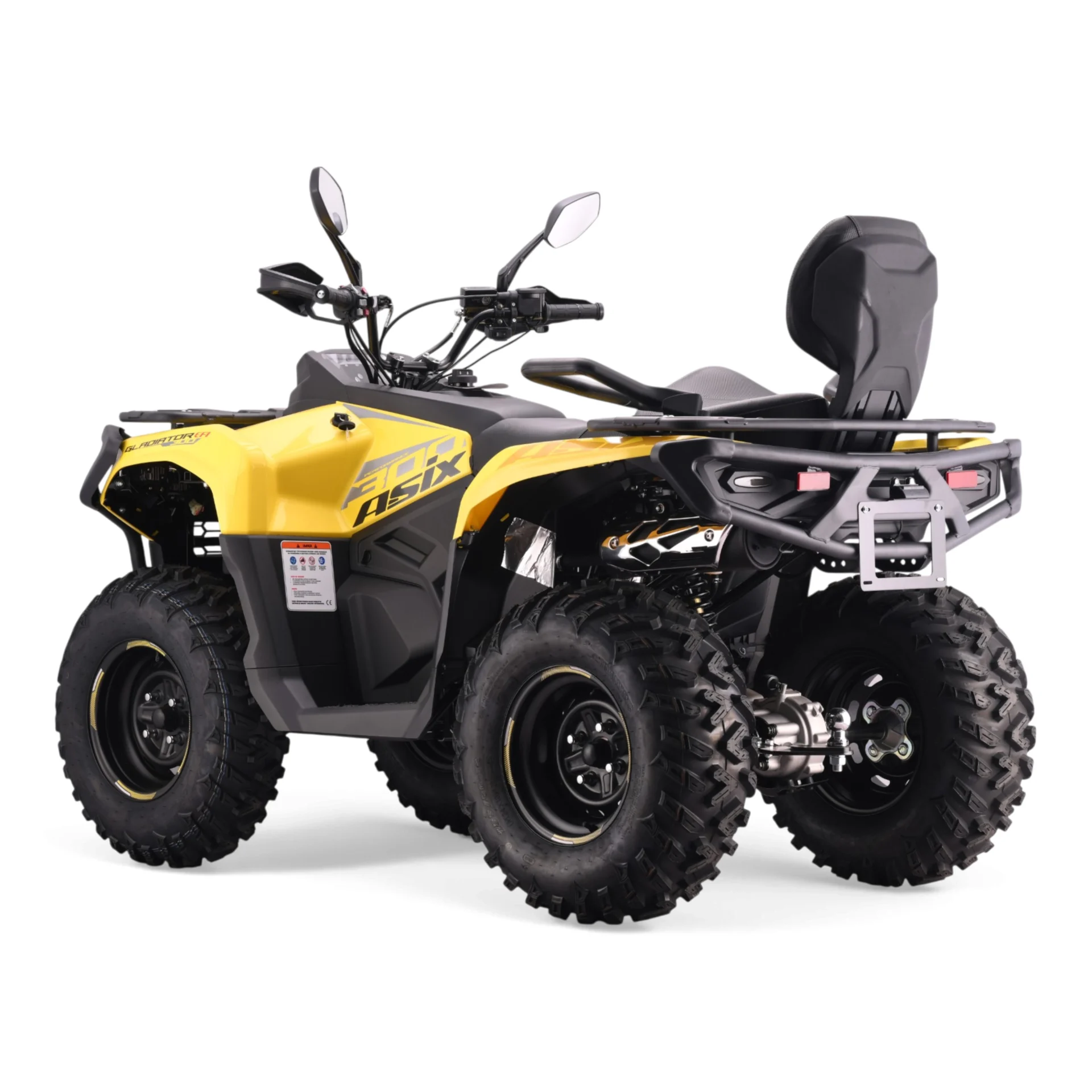 ATV Asix Gladiator 300cc, T3B,roti 12inch, 2+1 Viteze,galben /gri [4]