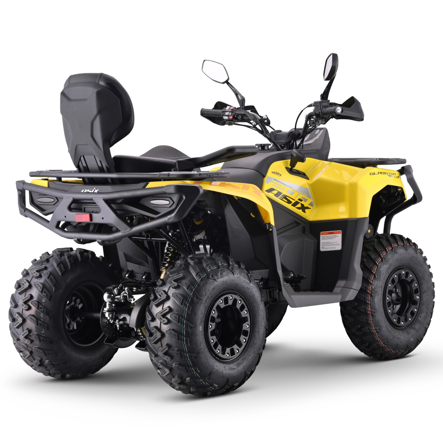 ATV Asix Gladiator T3B 200cc EFI , roti 10inch, 1+1 viteze, galben [5]