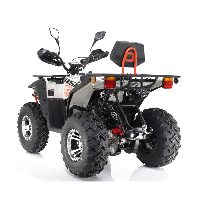 ATV Asix Magnum EEC 200cc, roti 10 inch, 1+1 viteze, inregistrabil T3B, culoare alb/portocaliu [2]