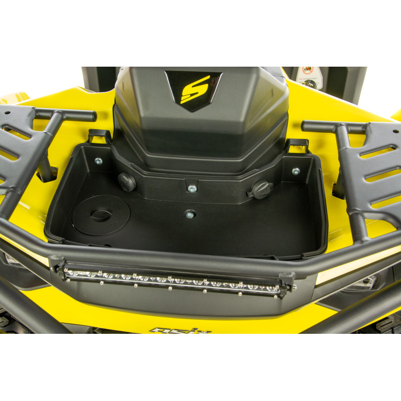 ATV Asix Gladiator RS, 200cc, roti 10 inch,1+1 viteze, injectie si racire apa, culoare galben/gri [20]