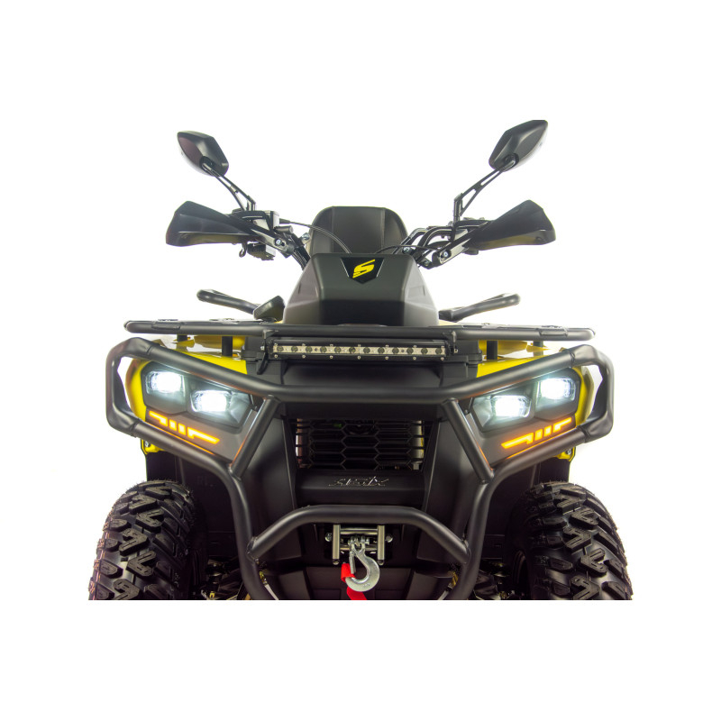 ATV Asix Gladiator RR 200cc, roti 10 inch,1+1 viteze, racire ulei, culoare albastru/portocaliu [9]