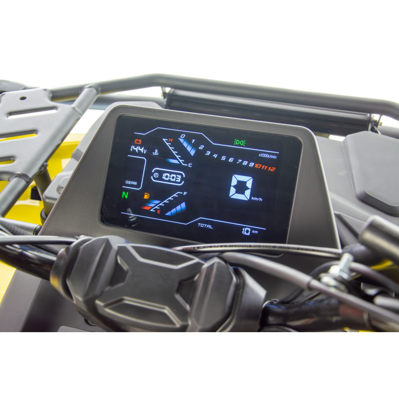 ATV Asix Gladiator RS, 200cc, roti 10 inch,1+1 viteze, injectie si racire apa, culoare galben/gri [10]