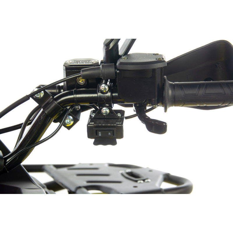 ATV Asix Gladiator RR 200cc, roti 10 inch,1+1 viteze, racire ulei, culoare albastru/portocaliu [12]